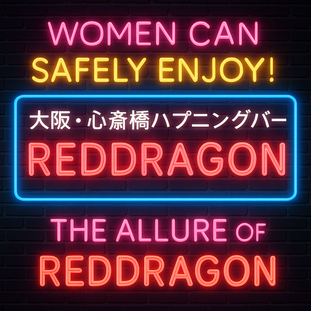 女性が安心して楽しめる!大阪・心斎橋ハプニングバーREDDRAGONの魅力
