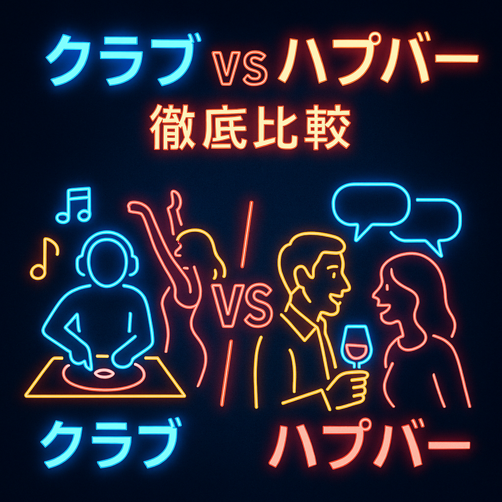 大阪・心斎橋で夜遊びするなら？クラブ vs ハプバー徹底比較