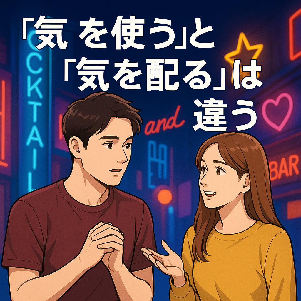 気を使う”と“気を配る”は違う