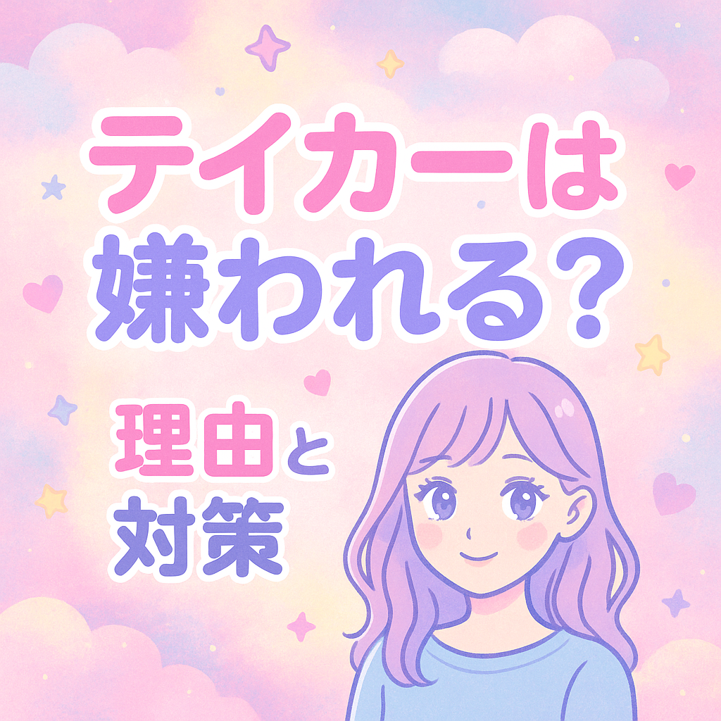 テイカ―は嫌われる？